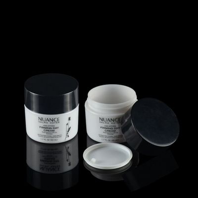 ABSふたが付いている56.2MM 50ml PETGの化粧品の瓶の贅沢な化粧品の容器