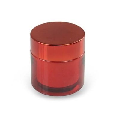 贅沢な50ml化粧品の二重層ペット プラスチックは紫外線めっきペット化粧品の容器を震動させる