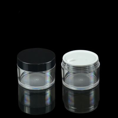 55mm 100ml PETGの化粧品の瓶のクリームの瓶の包装分類