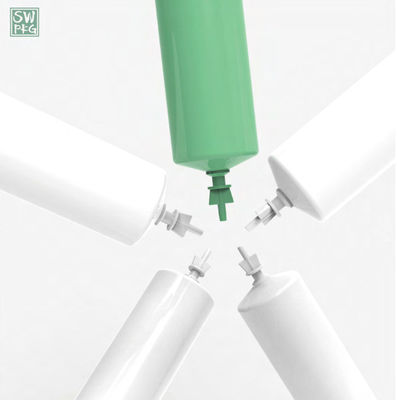 化粧品の管の使い捨て可能な使用目のクリームのプラスチック圧搾の包装を離れた10ml 60mlのプラスチックねじれ