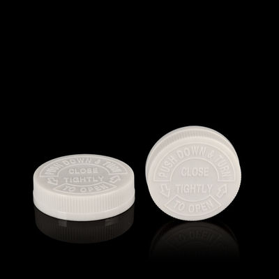 ねじ子供の抵抗力があるプラスチック ビンの王冠のびんの上のふた52mm 70mm 89mmの首
