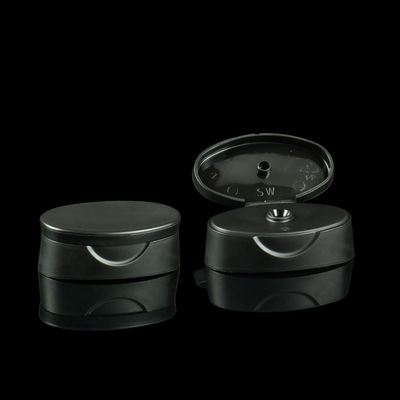 シャンプーのための24/400の黒いフリップ上の化粧品のプラスチック ビンの王冠