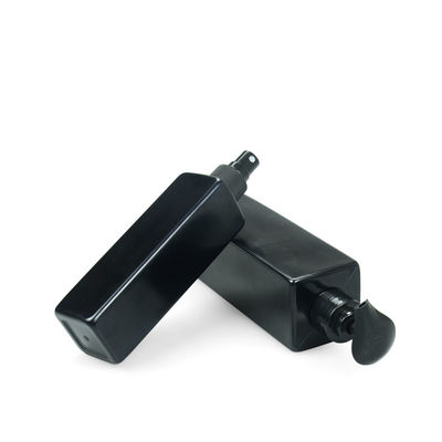 120ml 240mlペット化粧品のびんの黒い正方形プラスチック4oz 6oz