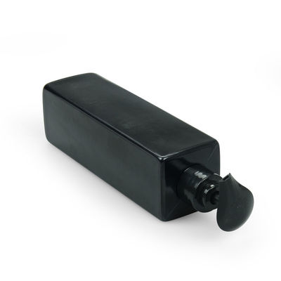 120ml 240mlペット化粧品のびんの黒い正方形プラスチック4oz 6oz
