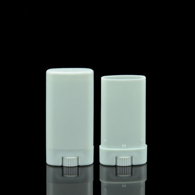 ODM 15mlの防臭剤棒のゲルのための楕円形の化粧品のびん15gの空のゲルの平らな楕円形