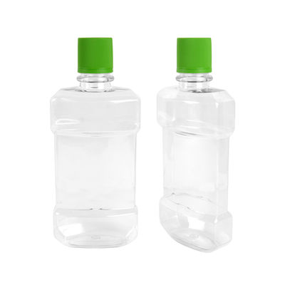 100ml Somewangのプラスチック帽子44.5cmが付いている白いうがい薬のびん142MM