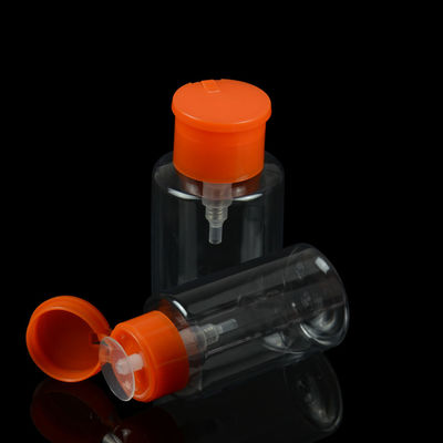 3.3oz 100mlペット ポーランドの除去剤ポンプを搭載する化粧品のびんのマニキュアの除去剤のびん