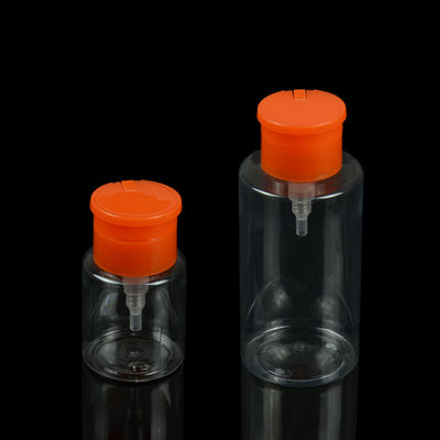 3.3oz 100mlペット ポーランドの除去剤ポンプを搭載する化粧品のびんのマニキュアの除去剤のびん