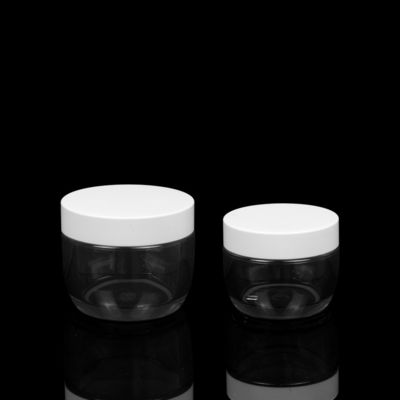 重い壁30ml 50mlはプラスチック スキン ケアの空のクリーム色の瓶の包装をかわいがる