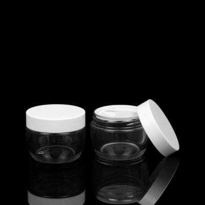 重い壁30ml 50mlはプラスチック スキン ケアの空のクリーム色の瓶の包装をかわいがる