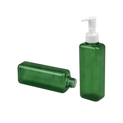 150ml 185ml PETGの化粧品のびんの正方形の形ボディ ローション ポンプびん24/410