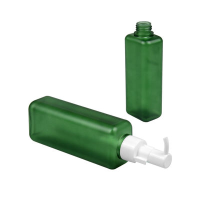 150ml 185ml PETGの化粧品のびんの正方形の形ボディ ローション ポンプびん24/410