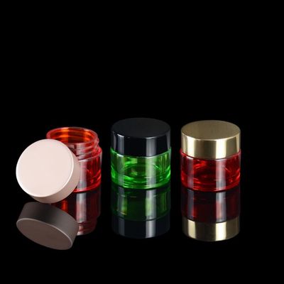 クリーム色のスキン ケアの化粧品の包装のための15ml PETGの化粧品の瓶の白いクリーム色の瓶