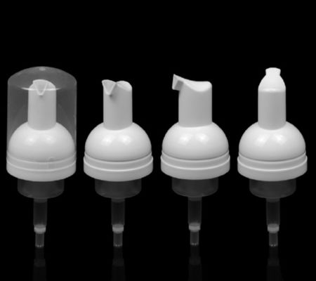 42mm 43mm PPのプラスチック泡の石鹸ポンプ顔の洗剤のための白い泡立つ石鹸ディスペンサー