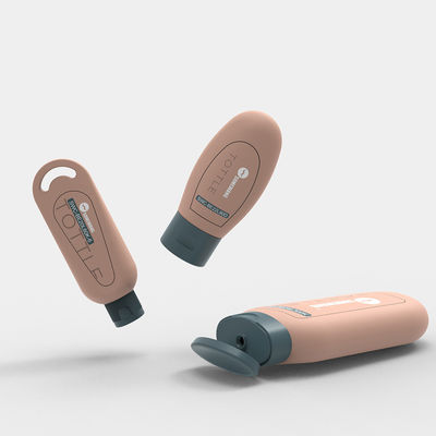 60ml PEフリップ上のふたが付いている逆さまのカスタマイズされた手のSanitizerのびん