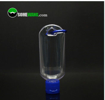 30ml 60ml注文PETG手のSanitizerのゲルのびんはフリップ帽子によって置く