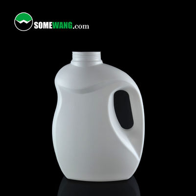 プラスチックPEは色のねじ帽子が付いている大型2L洗濯洗剤のびんをカスタマイズした