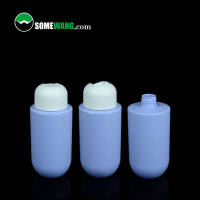 最下のびん化粧品300ml 400mlのローションの包装のあたりのカスタマイズされた色のHDPEの平らな肩